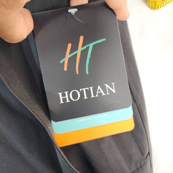 HOTIAN Size XL Womens Black Snow Pants Insulated Waterproof Ski Bibs Winter Warm - Picture 3 of 10